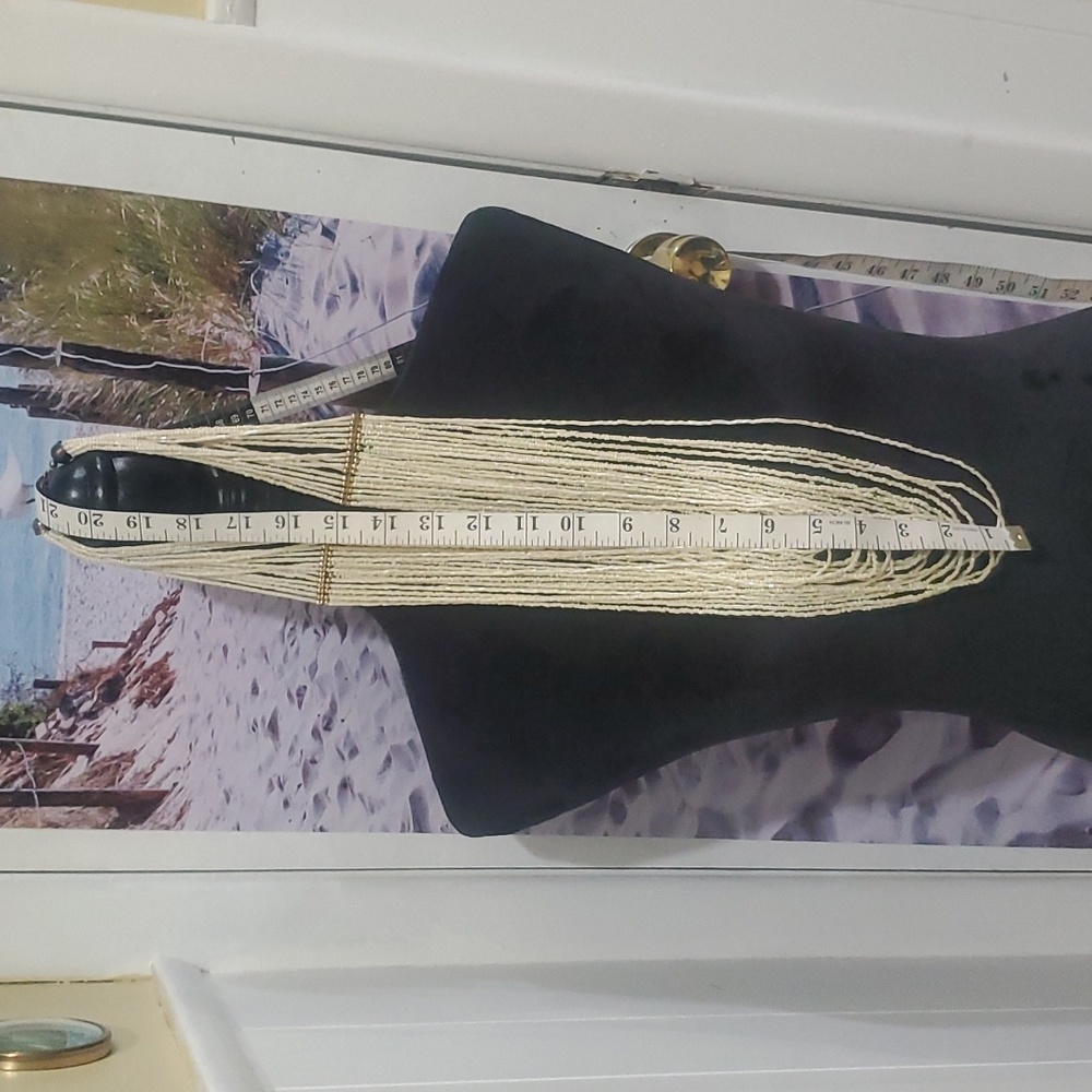 Multiple Strand Collar Necklace - - image 6